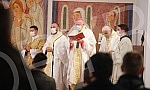 In the Cathedral of the Assumption of the Blessed Virgin Mary, the Easter Mass was served by the Archbishop of Belgrade Stanislav Hocevar.U katedrali Uznesenja Blazene Djevice Marije misu Uskrsnju misu sluzio je beogradski nadbiskup Stanislav Hocev