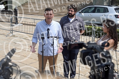 Open Civic Platform ACTION and the Let's Not Drown Belgrade Initiative organized a press conference on the proposed amendments to the Law on Waters, which violates the Constitution and almost openly legalizes corruption in leasing water land. Otvor