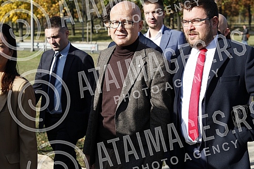 In the Friendship Park in Usce, the Serbian Progressive Party celebrated its 13th birthday by planting 13 trees.In the Friendship Park in Usce, the Serbian Progressive Party celebrated its 13th birthday by planting 13 trees.