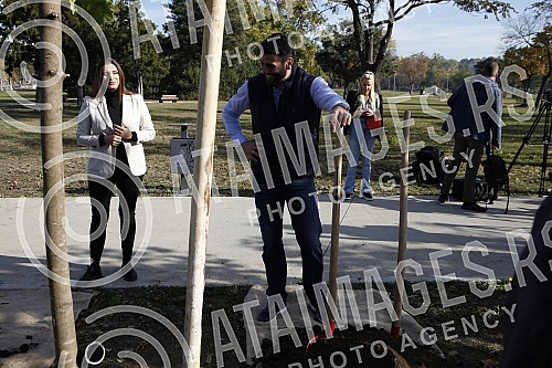 In the Friendship Park in Usce, the Serbian Progressive Party celebrated its 13th birthday by planting 13 trees.In the Friendship Park in Usce, the Serbian Progressive Party celebrated its 13th birthday by planting 13 trees.