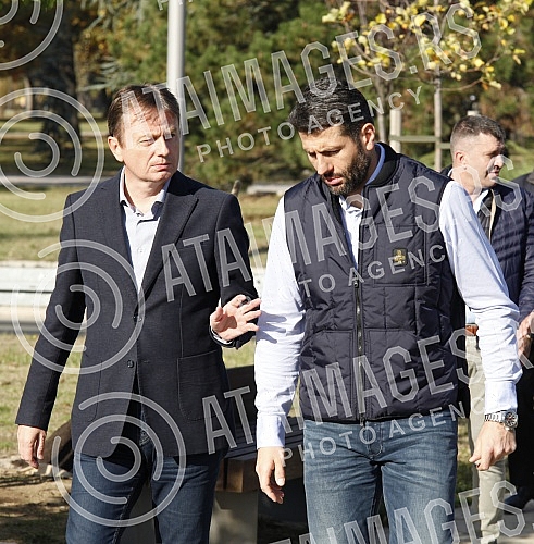 In the Friendship Park in Usce, the Serbian Progressive Party celebrated its 13th birthday by planting 13 trees.In the Friendship Park in Usce, the Serbian Progressive Party celebrated its 13th birthday by planting 13 trees.