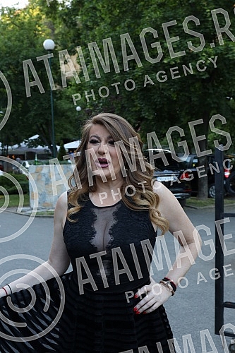 Famous pop couple Suzana Jovanovic and Sasa Popovic made a great party in the restaurant Topciderac on the occasion of the wedding of Suzana's son from his first marriage, Danijel and his partner Tijana.Poznati estradni par Suzana Jovanovic i Sasa 