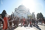 His Holiness Patriarch of Serbia Mr. Porfirije and His Beatitude Archbishop of Ohrid and Macedonia Mr. Stefan, together with all the hierarchs of the Serbian Orthodox Church and the Macedonian Orthodox Church - Ohrid Archbishopric, served the Holy Hi