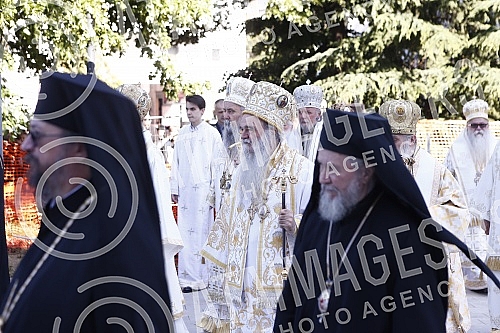 His Holiness Patriarch of Serbia Mr. Porfirije and His Beatitude Archbishop of Ohrid and Macedonia Mr. Stefan, together with all the hierarchs of the Serbian Orthodox Church and the Macedonian Orthodox Church - Ohrid Archbishopric, served the Holy Hi