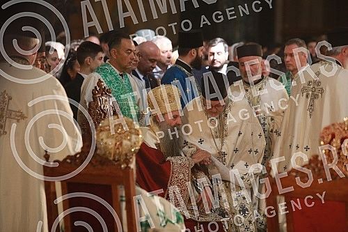 His Holiness Patriarch of Serbia Mr. Porfirije and His Beatitude Archbishop of Ohrid and Macedonia Mr. Stefan, together with all the hierarchs of the Serbian Orthodox Church and the Macedonian Orthodox Church - Ohrid Archbishopric, served the Holy Hi