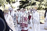 His Holiness Patriarch of Serbia Mr. Porfirije and His Beatitude Archbishop of Ohrid and Macedonia Mr. Stefan, together with all the hierarchs of the Serbian Orthodox Church and the Macedonian Orthodox Church - Ohrid Archbishopric, served the Holy Hi