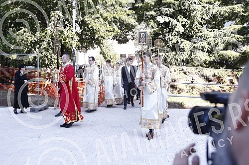 His Holiness Patriarch of Serbia Mr. Porfirije and His Beatitude Archbishop of Ohrid and Macedonia Mr. Stefan, together with all the hierarchs of the Serbian Orthodox Church and the Macedonian Orthodox Church - Ohrid Archbishopric, served the Holy Hi