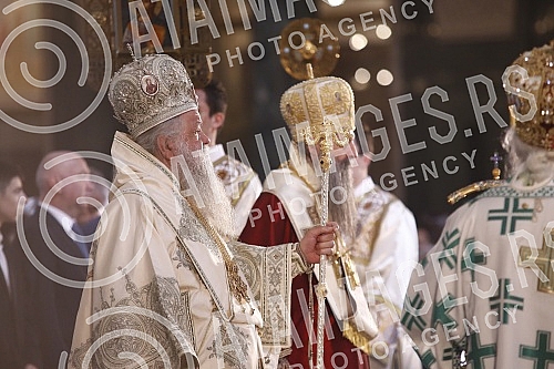 His Holiness Patriarch of Serbia Mr. Porfirije and His Beatitude Archbishop of Ohrid and Macedonia Mr. Stefan, together with all the hierarchs of the Serbian Orthodox Church and the Macedonian Orthodox Church - Ohrid Archbishopric, served the Holy Hi