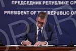The President of Serbia, Aleksandar Vucic, held a press conference where he announced the name of the representative for the composition of the new Government and spoke about other topics - electricity, gas and Kosovo and Metohija.Predsednik Srbije 