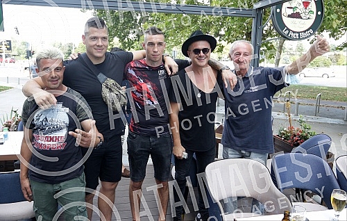 The official measurement of the boxer before the match for the defense of the WBC tutile Mediterranean was held in the restaurant Le Petit Bistro Blue CenterZvanicno merenje boksera pred mec za odbradu WBC tutile Maditerana odrzano je u restoranu L