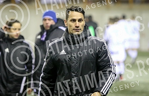 UEFA YOUTH League match between FK Brodarac and Manchester United held at Vozdovac Stadium. Utakmica UEFA Lige Mladih izmedju FK Brodarac i Mancester Junajted odigrana  na stadionu Vozdovca. 