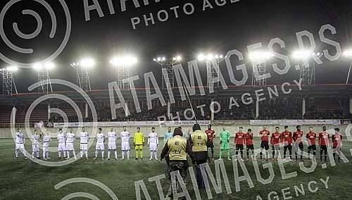 UEFA YOUTH League match between FK Brodarac and Manchester United held at Vozdovac Stadium. Utakmica UEFA Lige Mladih izmedju FK Brodarac i Mancester Junajted odigrana  na stadionu Vozdovca. 