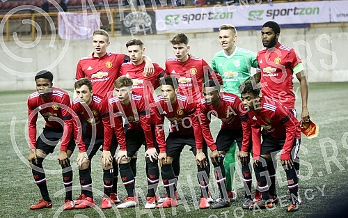 UEFA YOUTH League match between FK Brodarac and Manchester United held at Vozdovac Stadium. Utakmica UEFA Lige Mladih izmedju FK Brodarac i Mancester Junajted odigrana  na stadionu Vozdovca. 