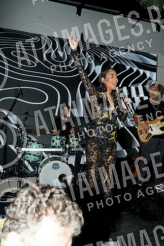 Performance of Ana Nikolic at the opening of the event center The Dream.Nastup Ane Nikolic na otvaranje event centra The Dream.