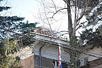A fire broke out in the residence of the Croatian Embassy, located at 17b Sanje Zivanovic Street in Senjak. U rezidenciji Hrvatske ambasade koja se nalazi u Ulici Sanje Zivanovic 17b na Senjaku  izbio je pozar.