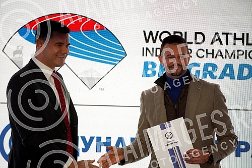 The company SP Atletika 2022 signed a sponsorship agreement with the company Dunav osiguranje, and at the same event at the Crowne Plaza Hotel, the medals of the World Athletics Championship were promoted in the Belgrade22 hall.Preduzece SP Atletik