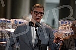 The President of the Republic of Serbia, Aleksandar Vucic, visited the warehouse of the Republic Directorate for Commodity Reserves - General Cargo Warehouse, Belgrade.Predsednik Republike Srbije Aleksandar Vucic obisao je skladista Republicke dire