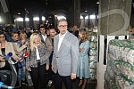 The President of the Republic of Serbia, Aleksandar Vucic, visited the warehouse of the Republic Directorate for Commodity Reserves - General Cargo Warehouse, Belgrade.Predsednik Republike Srbije Aleksandar Vucic obisao je skladista Republicke dire