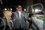 The President of the Republic of Serbia, Aleksandar Vucic, visited the warehouse of the Republic Directorate for Commodity Reserves - General Cargo Warehouse, Belgrade.Predsednik Republike Srbije Aleksandar Vucic obisao je skladista Republicke dire