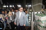 The President of the Republic of Serbia, Aleksandar Vucic, visited the warehouse of the Republic Directorate for Commodity Reserves - General Cargo Warehouse, Belgrade.Predsednik Republike Srbije Aleksandar Vucic obisao je skladista Republicke dire