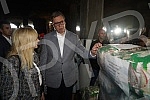 The President of the Republic of Serbia, Aleksandar Vucic, visited the warehouse of the Republic Directorate for Commodity Reserves - General Cargo Warehouse, Belgrade.Predsednik Republike Srbije Aleksandar Vucic obisao je skladista Republicke dire