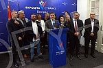 The press conference of the parliamentary group of the People's Party on the negotiation platform for Kosovo and Metohija, at which the president of the People's Party Vuk Jeremic and the head of the parliamentary group Miroslav Aleksic spoke, was he