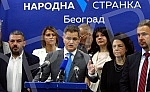 The press conference of the parliamentary group of the People's Party on the negotiation platform for Kosovo and Metohija, at which the president of the People's Party Vuk Jeremic and the head of the parliamentary group Miroslav Aleksic spoke, was he