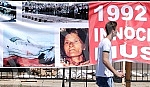 The Wailing Wall in front of the National Assembly of the Republic of Serbia.Zid placa ispred Narodne skupstine Republike Srbije. 