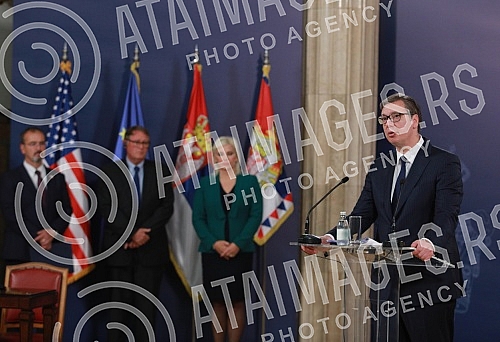 The President of Serbia, Aleksandar Vucic, met with the representatives of UGT Renewables LLC.Predsednik Srbije Aleksandar Vucic sastao se sa predstavnicima kompanije UGT Renewables LLC.