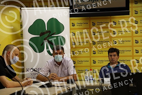 Press conference of the Association of Refugees, Displaced Persons and Immigrants Zavicaj - Belgrade on the occasion of marking the 25th anniversary of the suffering of the Serbian people from Croatia in the criminal action of the Croatian army coden