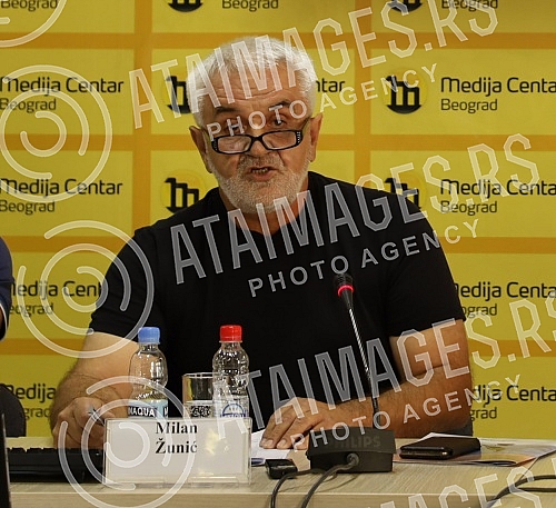 Press conference of the Association of Refugees, Displaced Persons and Immigrants Zavicaj - Belgrade on the occasion of marking the 25th anniversary of the suffering of the Serbian people from Croatia in the criminal action of the Croatian army coden