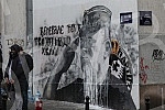 A group of about ten young men appeared at the place where the mural dedicated to Ratko Mladic was painted early in the morning, and shortly after 3.30 pm they removed the paint from the mural, which was spilled by the SDPS representative Djordjo Zuj