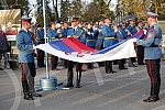 Honorary units of the Serbian Army Guard from the Sava Terrace of the Belgrade Fortress fired honorary artillery fire in honor of the Day of Reconciliation in the First World War - a national holiday in the Republic of Serbia. Pocasne jedinice Gard