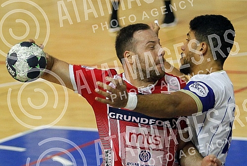 The match of the 8th round of the ARKUS league in the men's competition between the teams of MRK Crvena zvezda Grundfos and RK Metaloplastika was played in the USC Vozdovac hall. Utakmica 8. kola ARKUS lige u muskoj konkurenciji izmedju ekipa MRK C