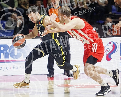 The remaining match of the 19th round of the Turkish Airlines Euroleague between KK Crvena zvezda mts and KK Fenerbahce Beko Istanbul was played in the Aleksandar Nikolic Hall.Zaostali mec 19. kola Turkish Airlines Evrolige izmedju KK Crvena zvezda