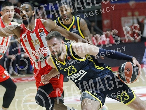 The remaining match of the 19th round of the Turkish Airlines Euroleague between KK Crvena zvezda mts and KK Fenerbahce Beko Istanbul was played in the Aleksandar Nikolic Hall.Zaostali mec 19. kola Turkish Airlines Evrolige izmedju KK Crvena zvezda