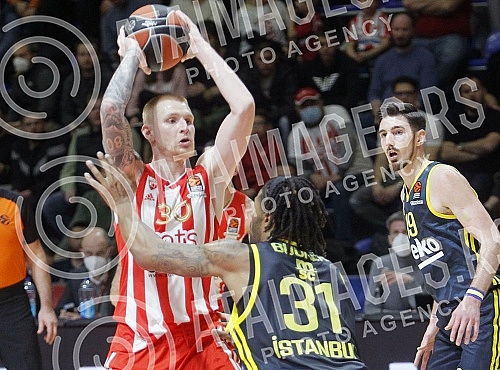 The remaining match of the 19th round of the Turkish Airlines Euroleague between KK Crvena zvezda mts and KK Fenerbahce Beko Istanbul was played in the Aleksandar Nikolic Hall.Zaostali mec 19. kola Turkish Airlines Evrolige izmedju KK Crvena zvezda