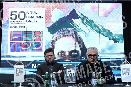 A press conference was held in the press hall of the Kombank Hall on the occasion of the edition of the Fest 50 postage stamps published by the Post of Serbia.U press sali Kombank dvorane odrzana je konferencija za medije povodom edicije postanskih