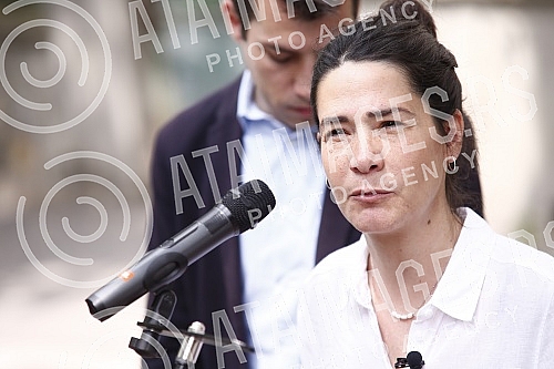 The press conference of the movement Ne davimo Beograd regarding the allegations about the 