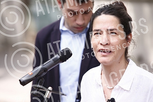 The press conference of the movement Ne davimo Beograd regarding the allegations about the 