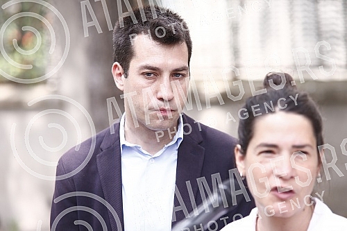 The press conference of the movement Ne davimo Beograd regarding the allegations about the 