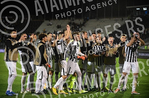 The match of the second round of Group D of the Conference League between FC Partizan and FC Nice was played at the stadium of FC Partizan.Utakmica drugog kola Grupe D Lige konferencija izmedju FK Partizan i FK Nica odigrana je na stadionu FK Parti