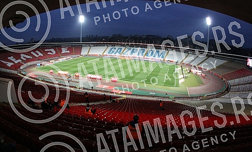 The match of round 26 of Linglong Tire Super League of Serbia between FK Crvena Zvezda and FK Napredak. Utakmica 26. kola Linglong Tire Super lige Srbije izmedju FK Crvene zvezde i FK Napredak.