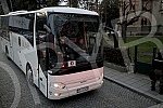 Buses with members of the Fejenodra football club team arrived in Humska street.Autobusi sa clanovima ekipe fudbalskog kluba Fejenodra stigli su u Humsku.