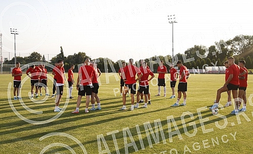 Press conference and prectice of national A team of Serbia.Pres konferencija i trening nacionalnog tima Srbije odrzan u Staroj Pazovi.