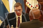 President of the Republic of Serbia Aleksandar Vucic met with the delegation of the Swedish company Erikson, led by Vice President and Marketing Director for Europe and Latin America Arun Bansal. Predsednik Republike Srbije Aleksandar Vucic csastao 