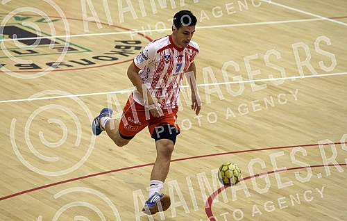 Utakmica 6-og kola plejauta rukometne Super Lige Srbije izmedju RK Kolubara Lazarevac i RK Crvena Zvezda Beograd odigrana u `SRC Kolubara`. 