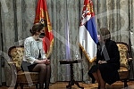 Minister of culture and information Maja Gojkovic met with Montenegrin minister of education, science, culture and sports Vesna Bratic and on that occasion it was agreed to sign an agreement on cooperation in the field of culture in the coming period