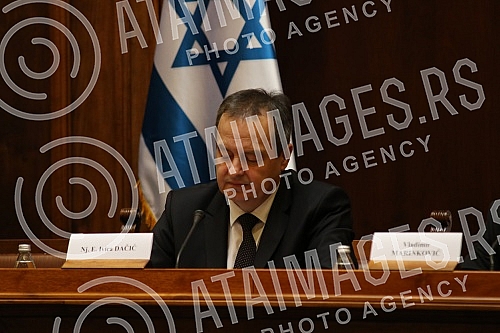 The President of the National Assembly, Ivica Dacic, addressed the celebration of the Jewish holiday of Hanukkah, organized by the Parliamentary Group of Friendship with Israel, whose president is Vladimir Marinkovic, and in cooperation with the Amba