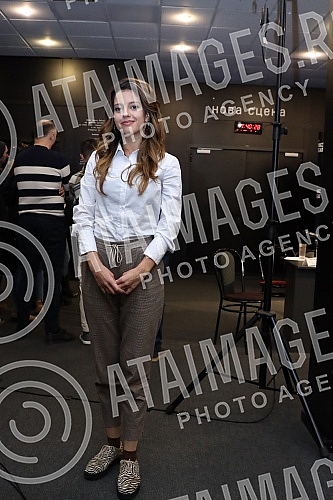 A press conference on the occasion of the premiere of the play 